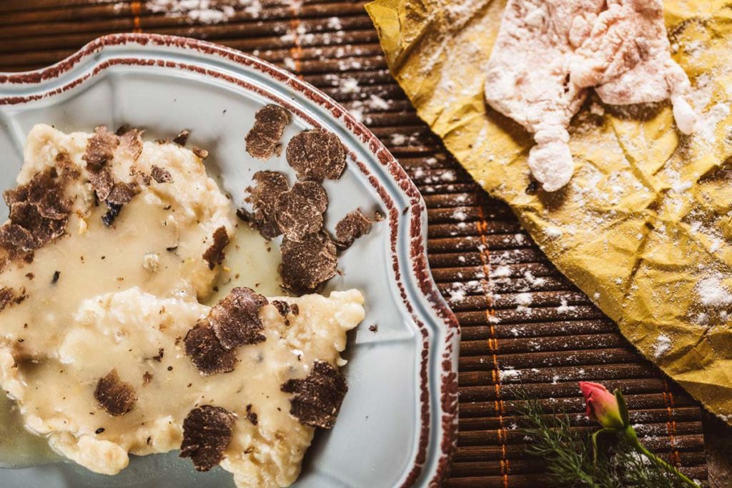 scaloppine tartufo fresco